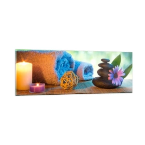 Glass picture - Time for the Body - 90x30 cm