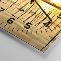 Clock face with numbers