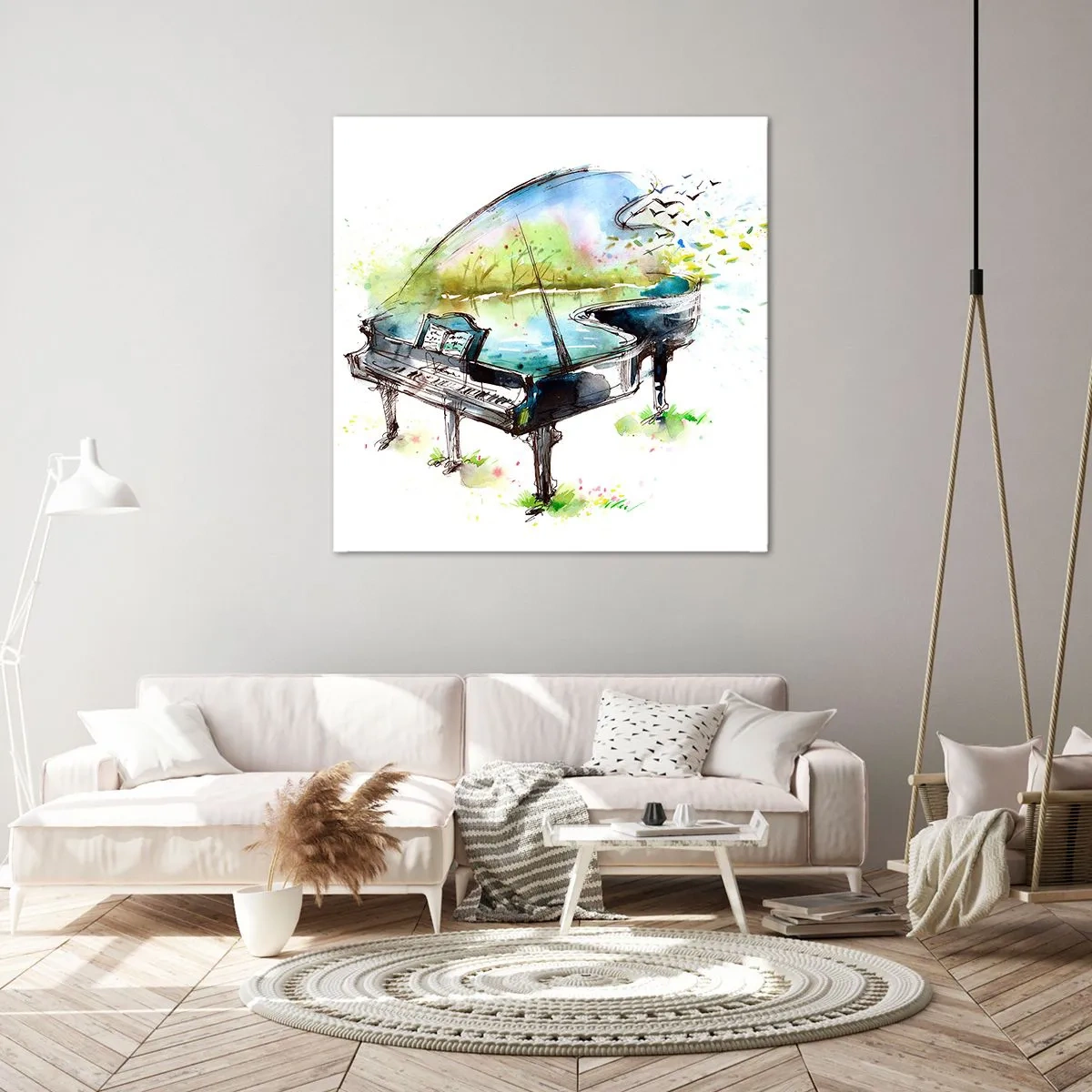 Canvas picture - Enchanted in Music - 50x50 cm