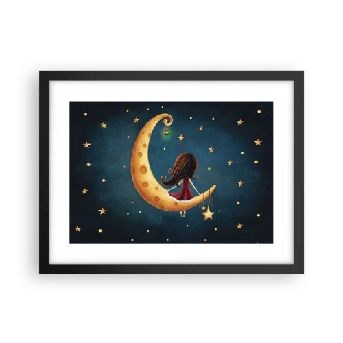 Poster in black frame - Once Upon a Time… - 40x30 cm