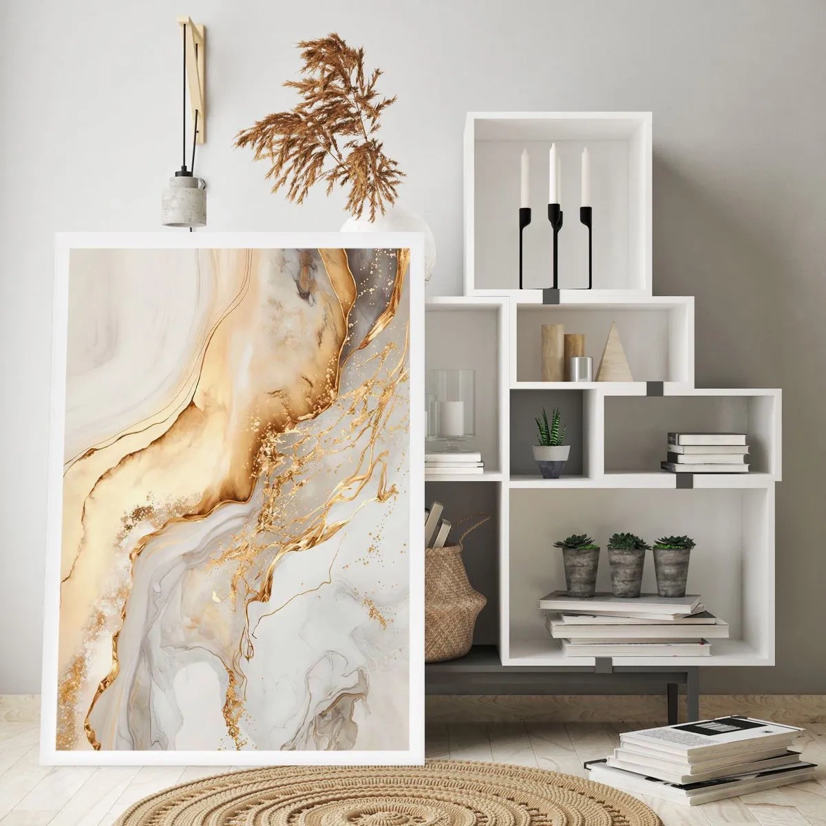 Poster - Abstract: Beauty and Good - 50x70 cm