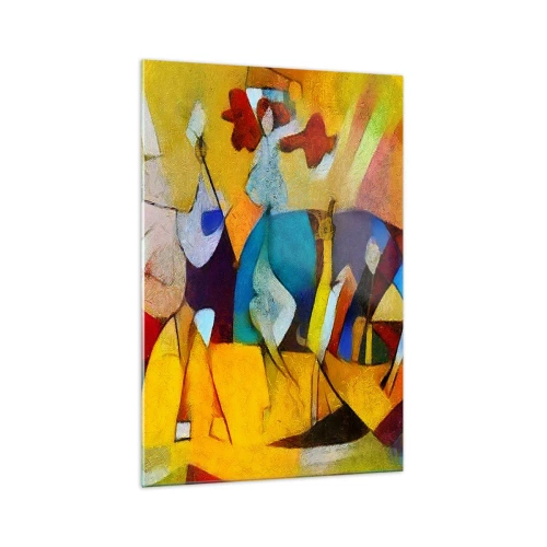 Glass picture - Sun -Life - Happiness - 70x100 cm