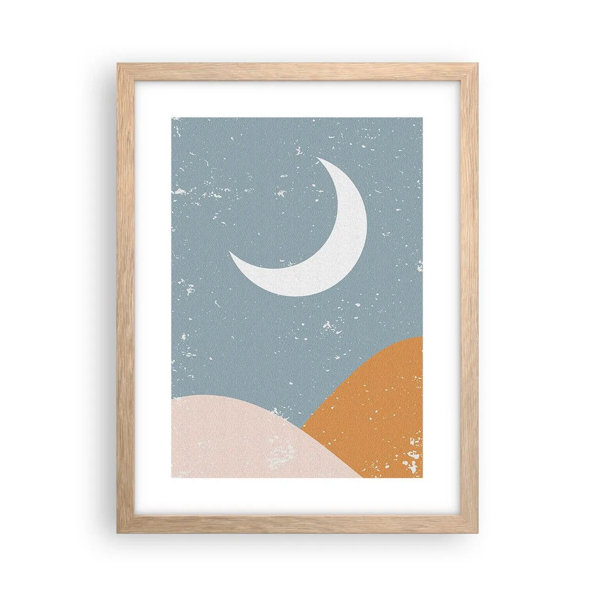 Poster in light oak frame - Wonder of Many Nights - 30x40 cm