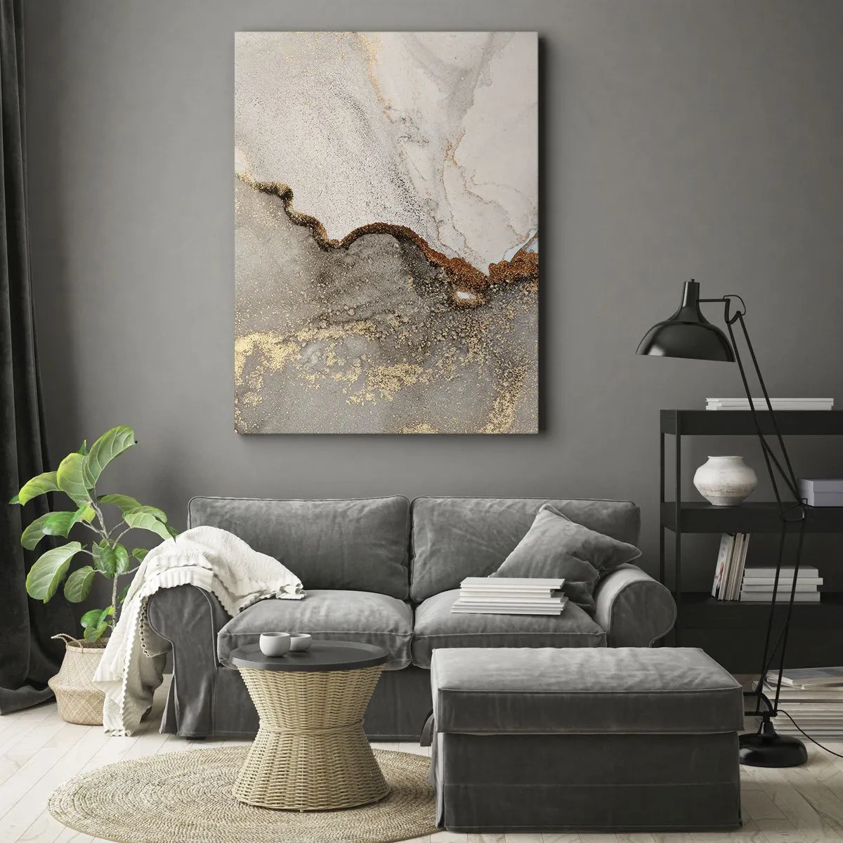 Canvas picture - On the Border of Colours - 50x70 cm