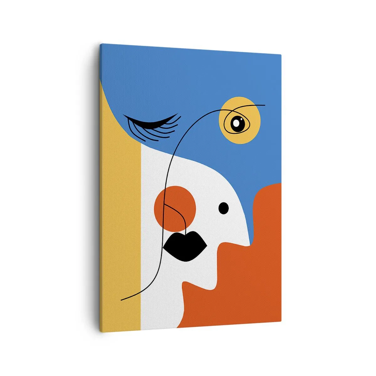 Canvas picture - Deconstructed Potrait - 50x70 cm