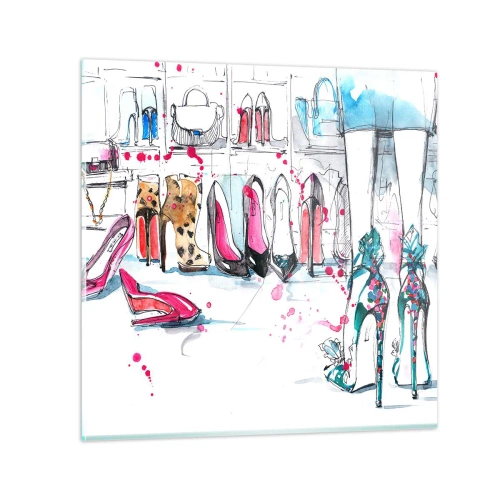 Glass picture - Open, Sesame! - 50x50 cm