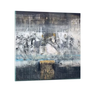 Glass picture - Icy Path - 70x70 cm