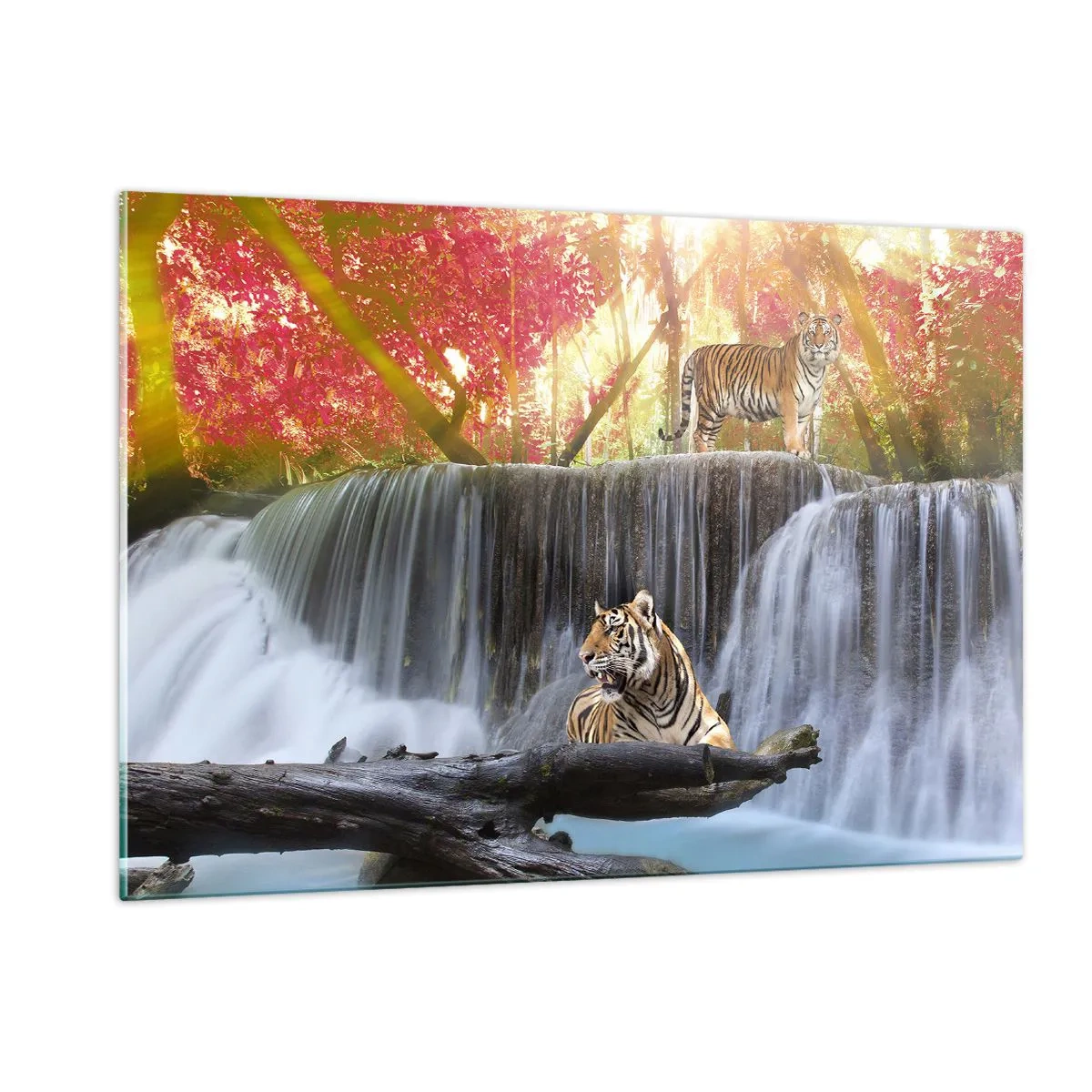 Glass picture - Surrealistic Landscape - 120x80 cm