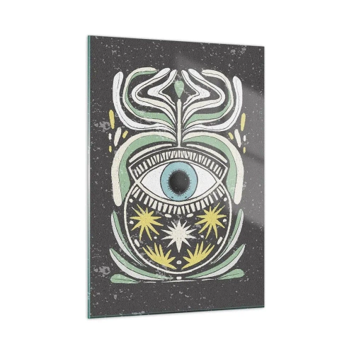 Glass picture - Tribal Rituals - 50x70 cm