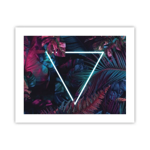 Poster - Disco Style Garden - 50x40 cm