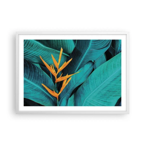 Poster in white frmae - Flower of Eden - 70x50 cm