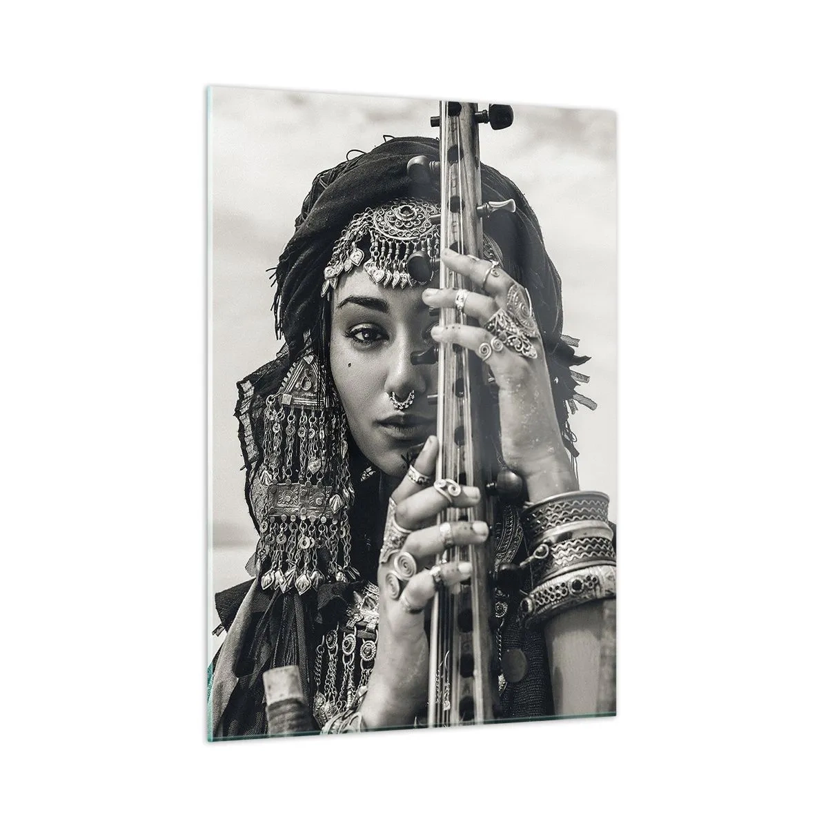 Glass picture - Only Music of the Orient - 50x70 cm