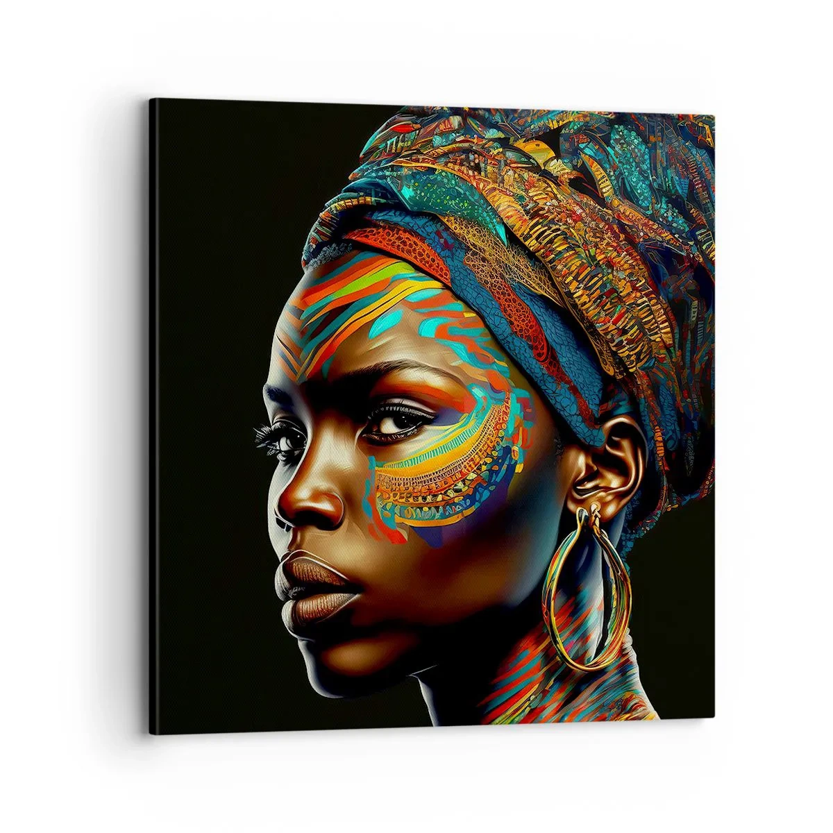 Canvas picture - African Queen - 70x70 cm