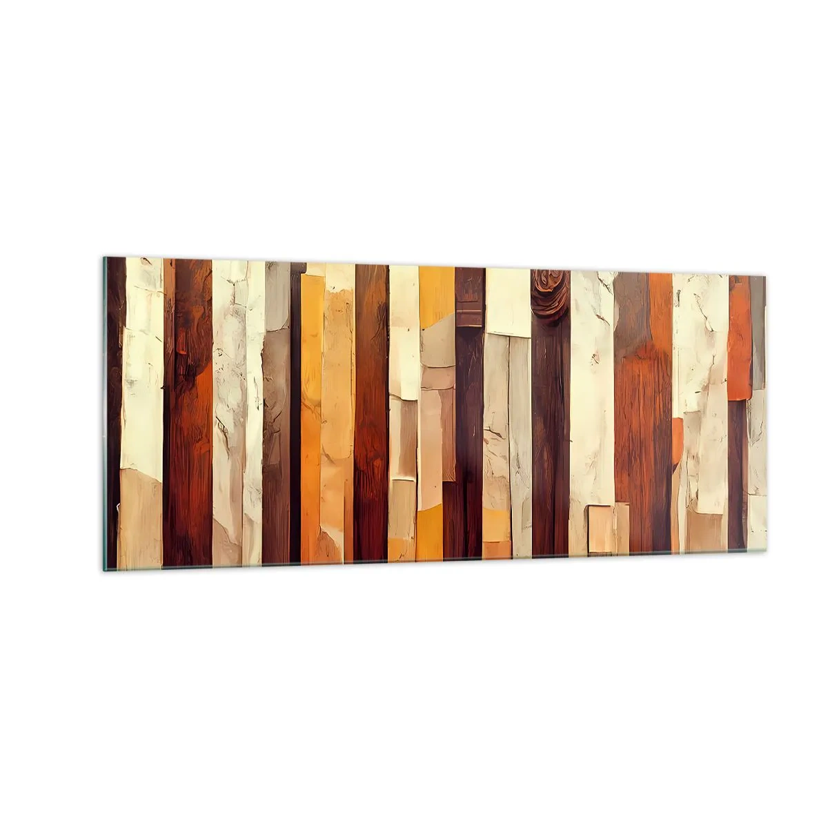 Glass picture - Anthem of Forest Birds - 100x40 cm