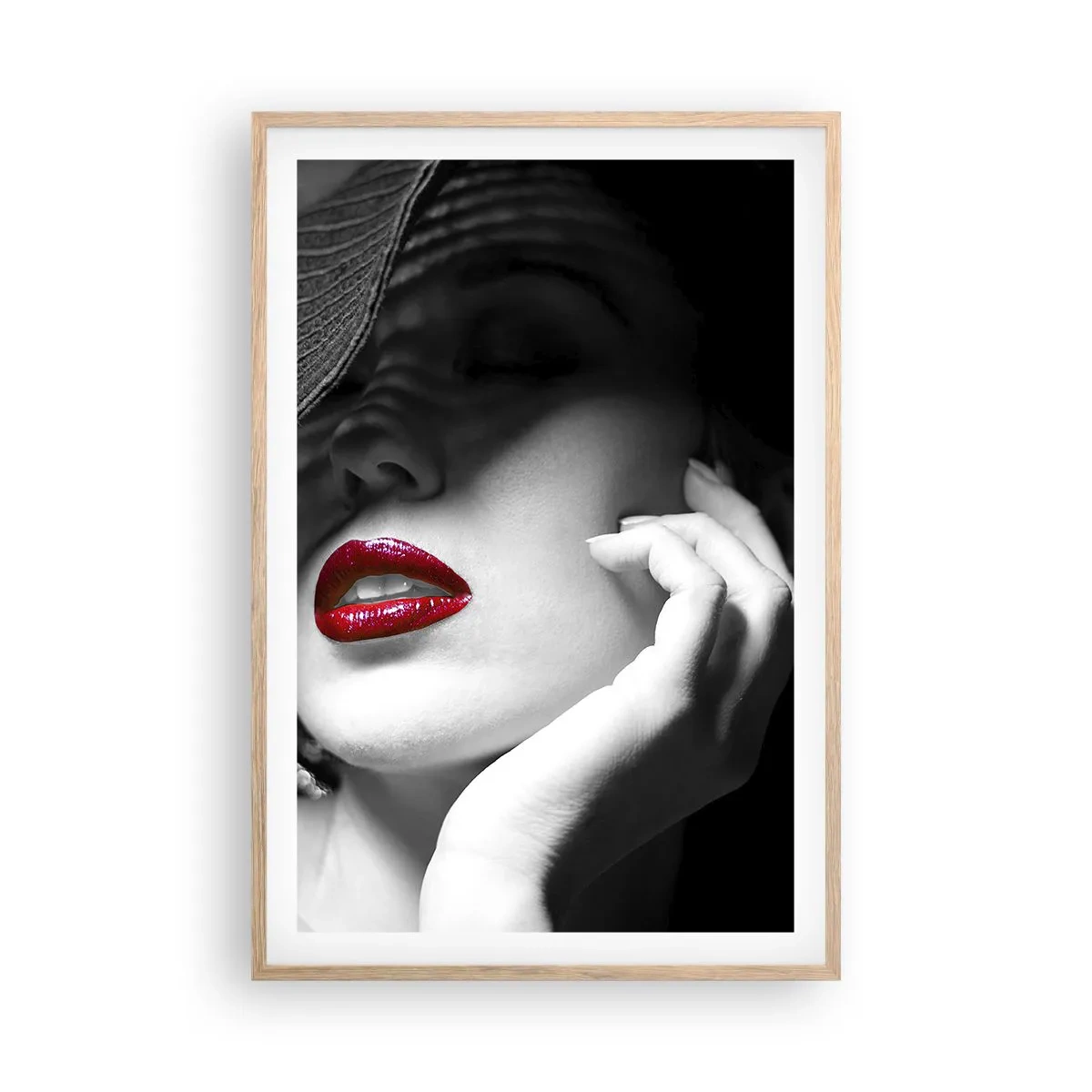 Poster in light oak frame - Study in Scarlet - 61x91 cm