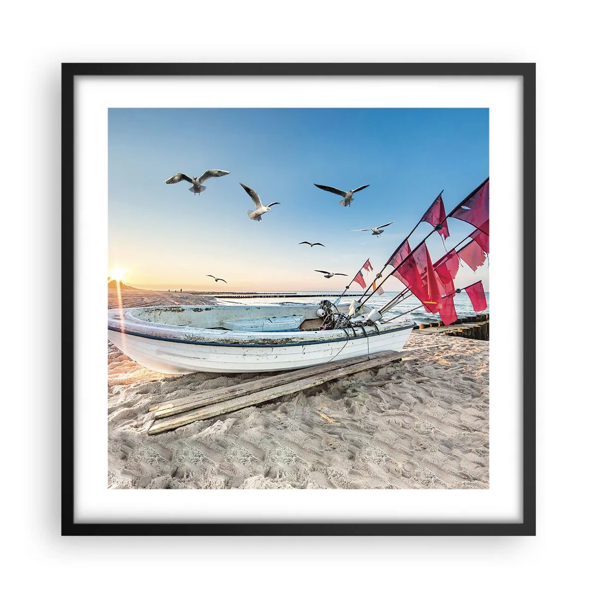 Poster in black frame - Deserved Rest - 50x50 cm