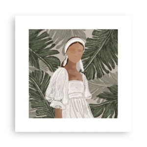 Poster - Exotic Portrait - 30x30 cm