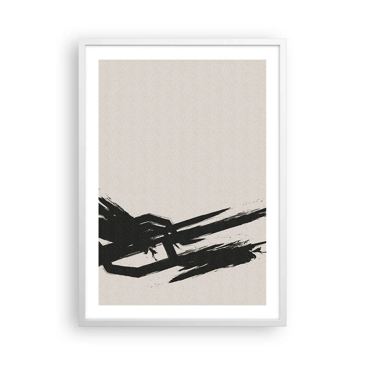 Poster in white frmae - Uncontrollable Rush - 50x70 cm