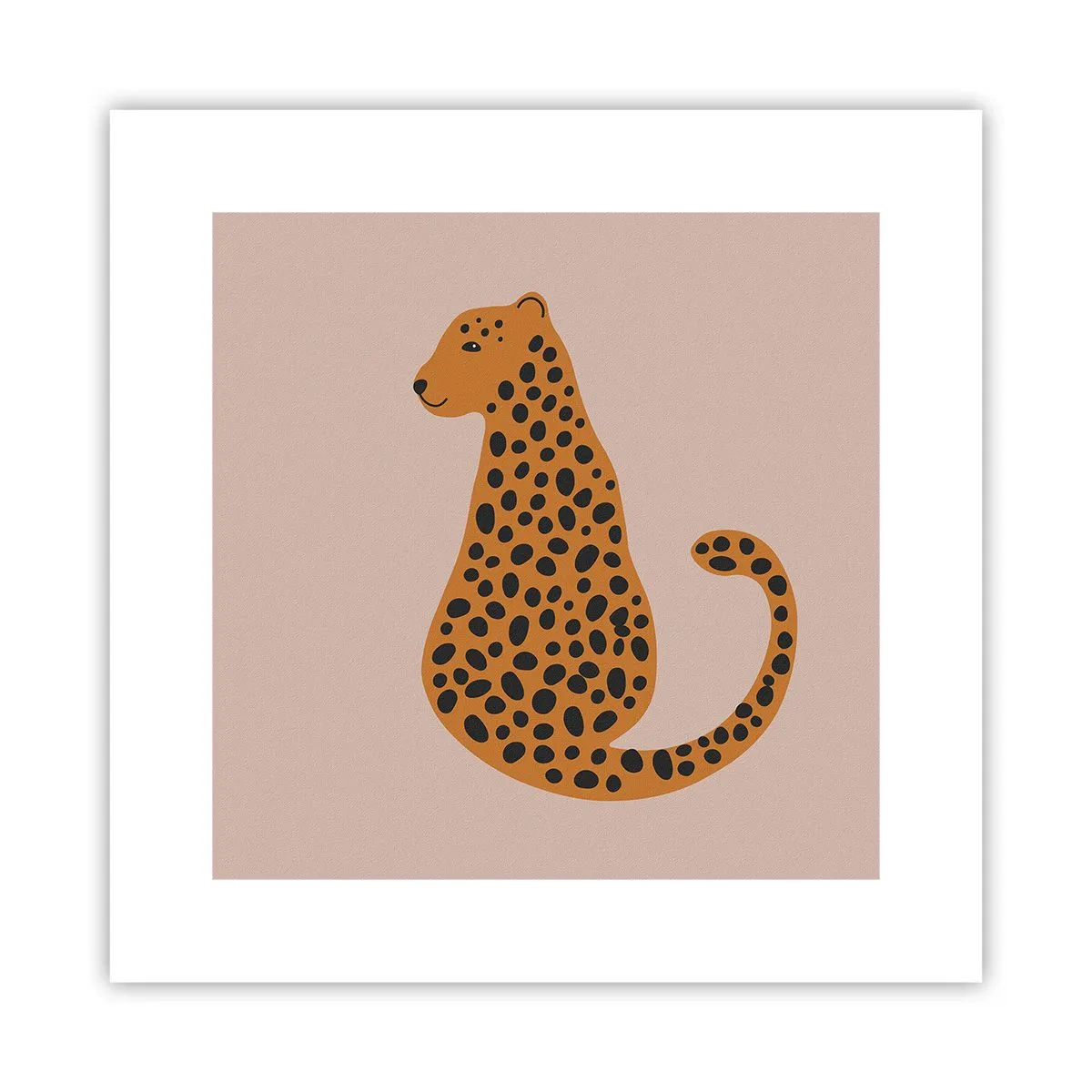 Poster - Leopard Print Is Fashionable - 30x30 cm