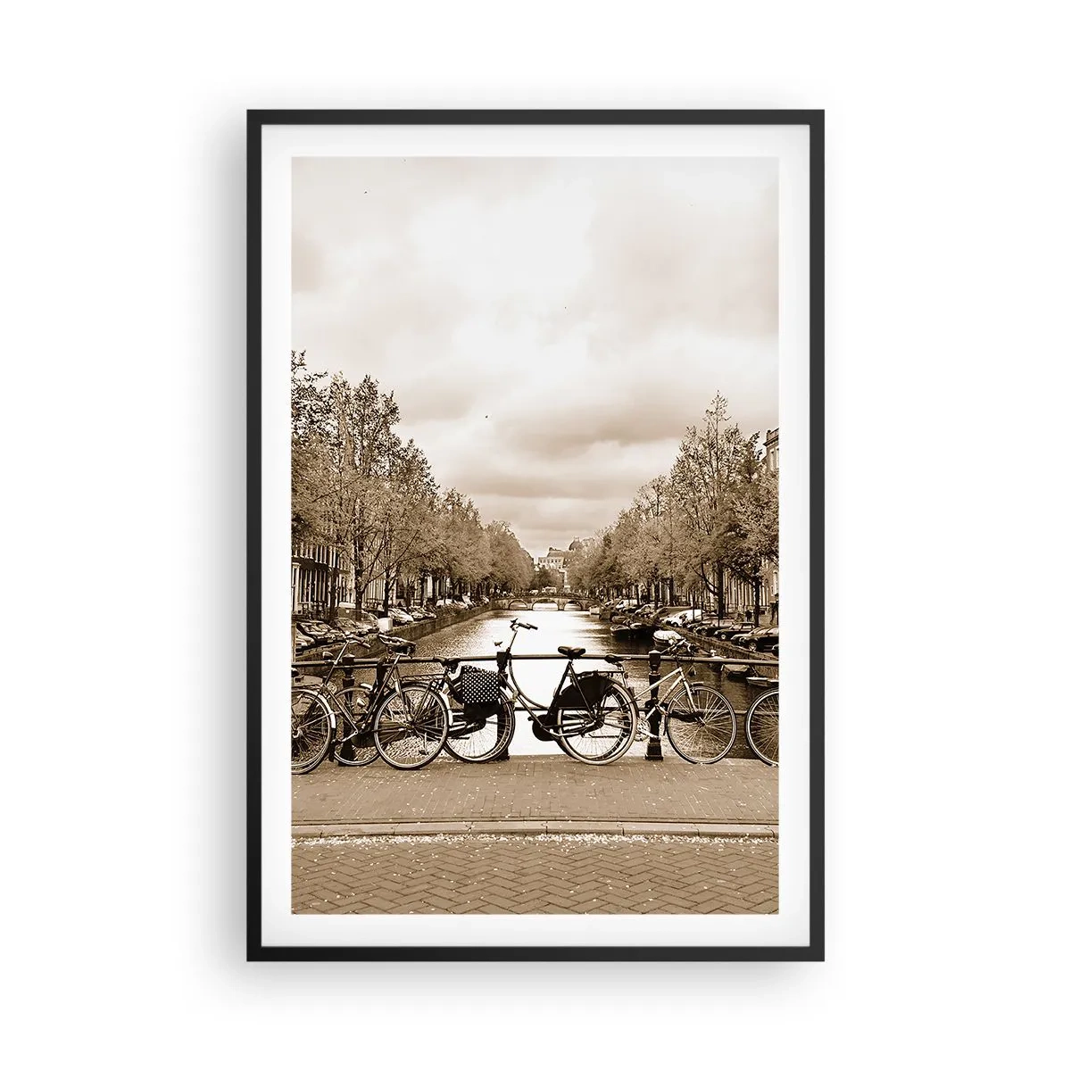 Poster in black frame - Dutch Atmosphere - 61x91 cm