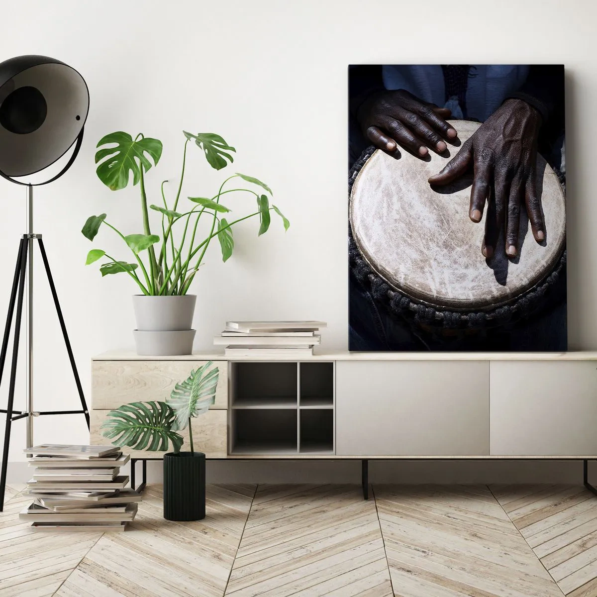 Canvas picture - Live at Your Own Rhythm - 45x80 cm