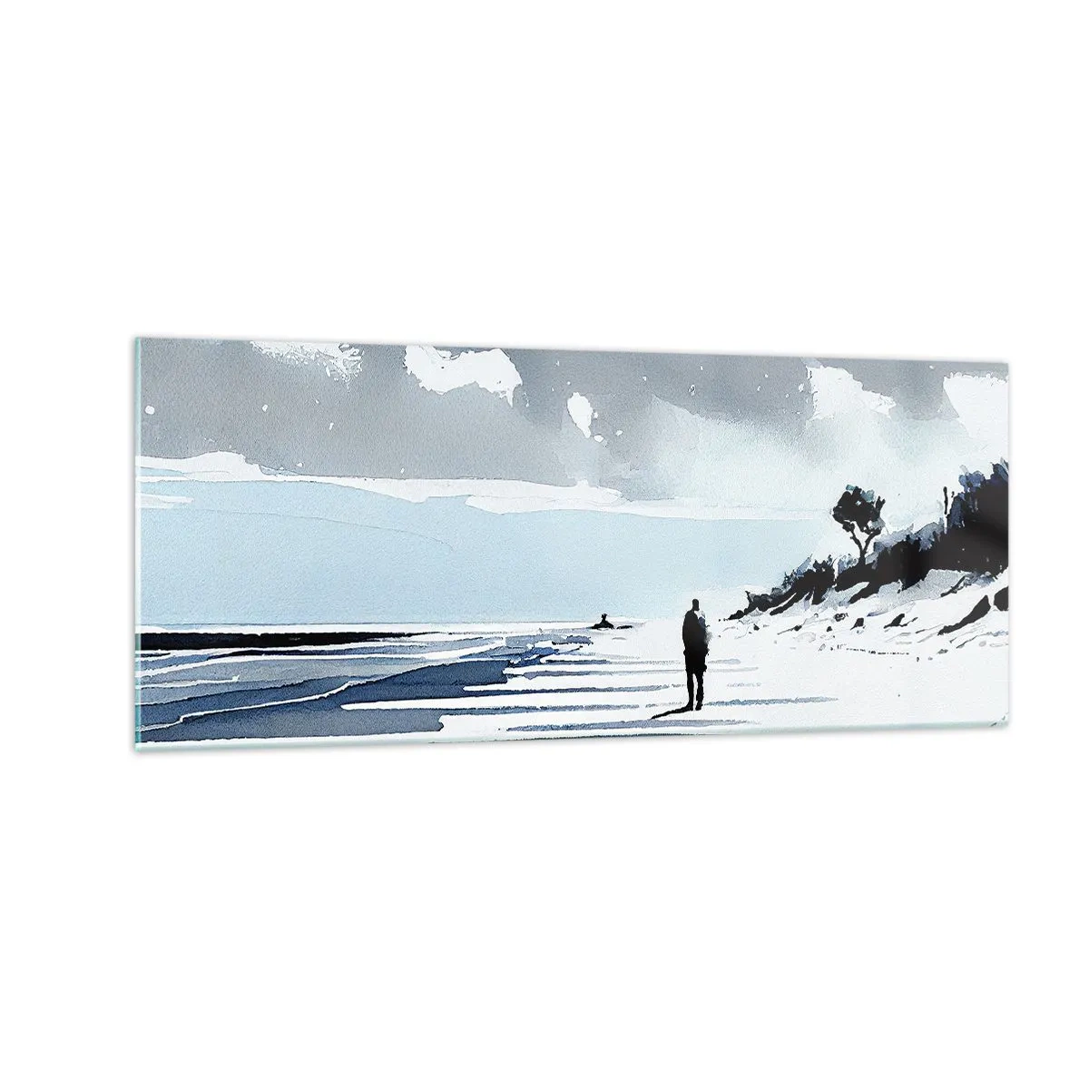 Glass picture - All Alone - 100x40 cm