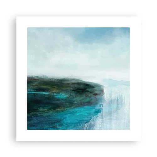 Poster - Marine Abstract - 40x40 cm