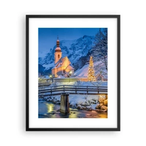 Poster in black frame - Spirit of Christmas - 40x50 cm