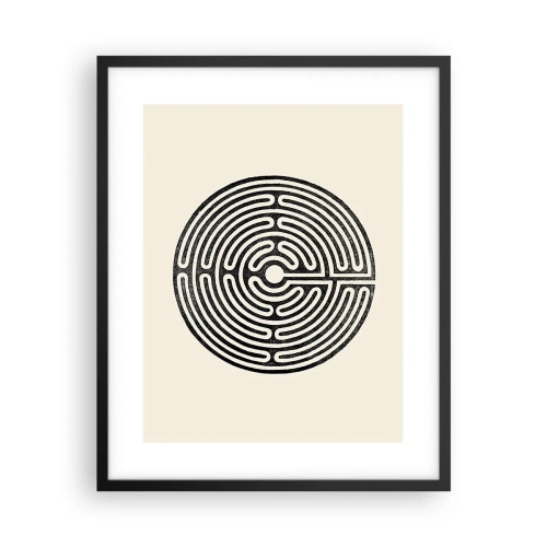 Poster in black frame - Mysterious Order - 40x50 cm