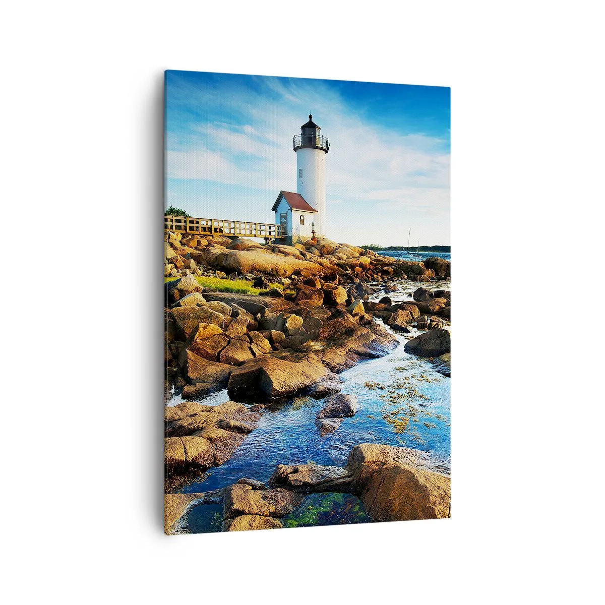 Canvas picture - Be Home Safe, I Am Waiting - 70x100 cm