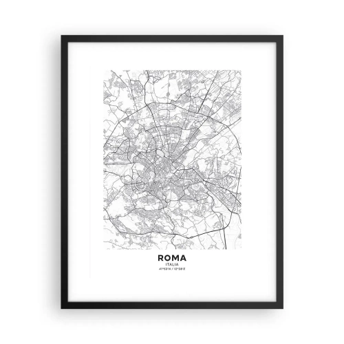 Poster in black frame - Roman Circle - 40x50 cm