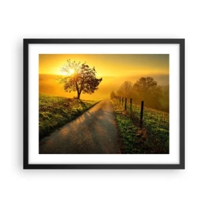 Poster in black frame - Honey Afternoon - 50x40 cm