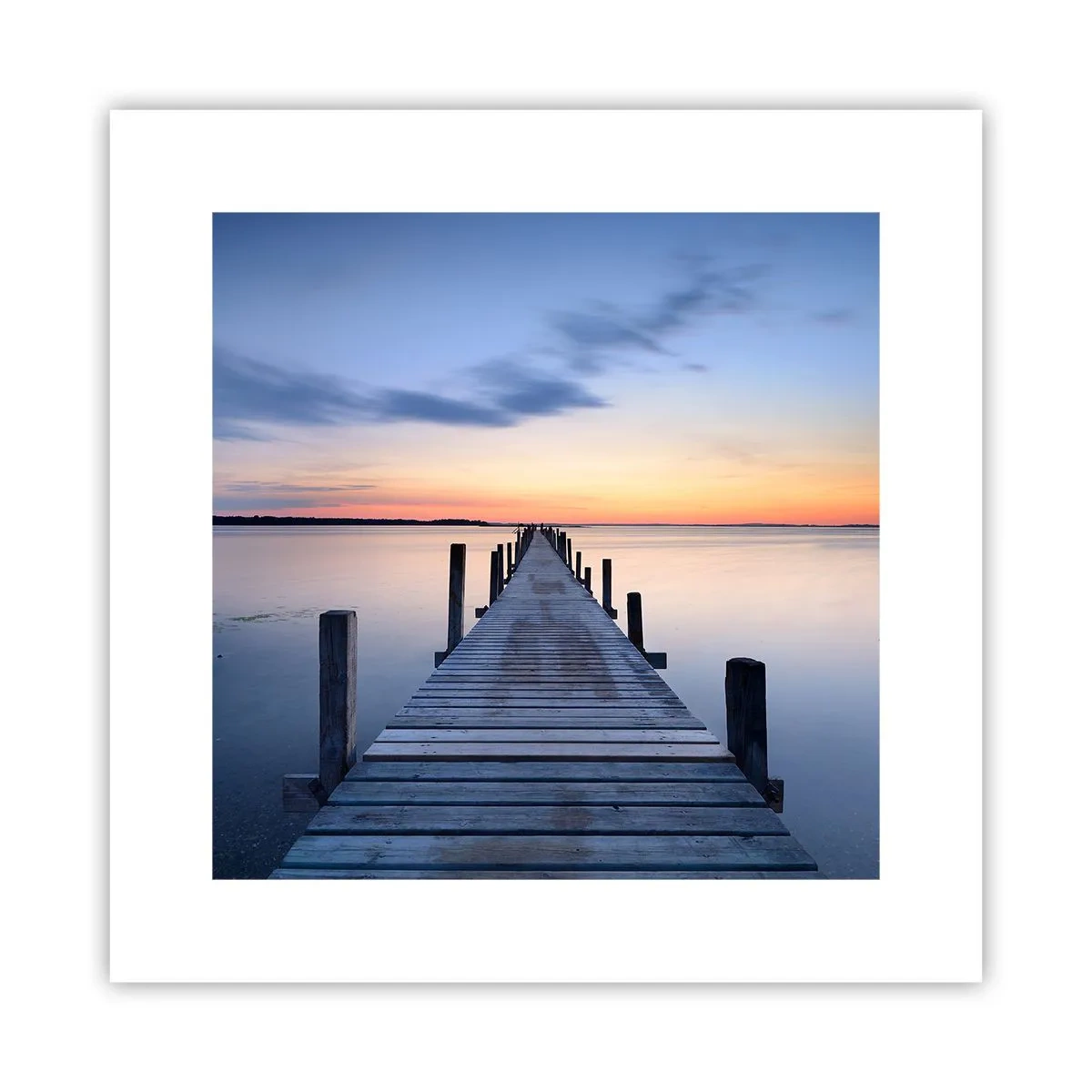 Poster - Calm of a Quiet Dusk - 30x30 cm