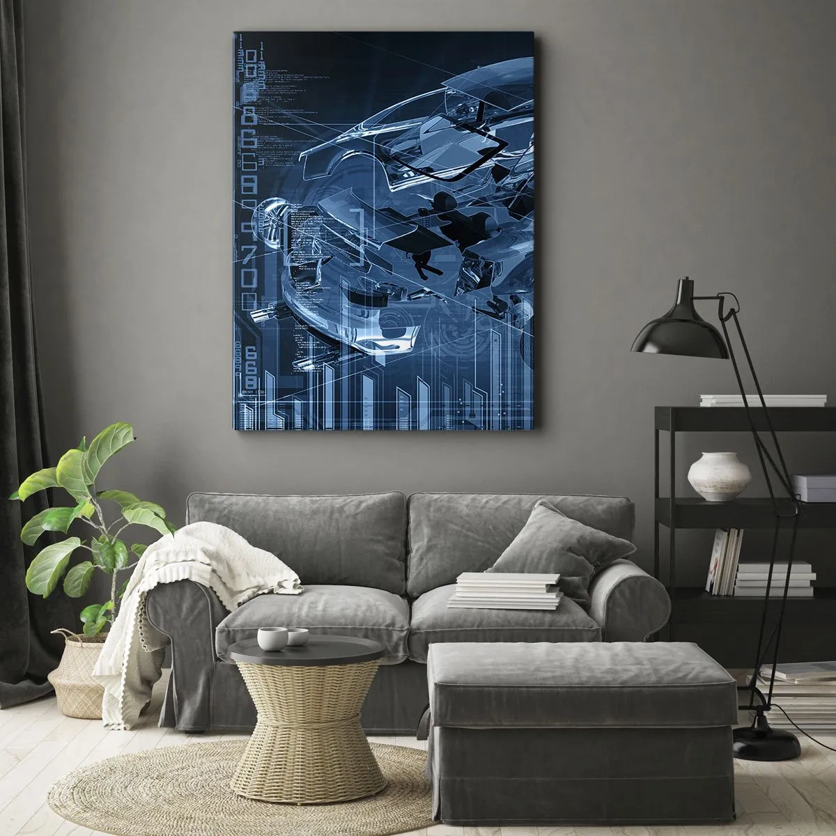 Canvas picture - Engineering Anatomy - 80x120 cm
