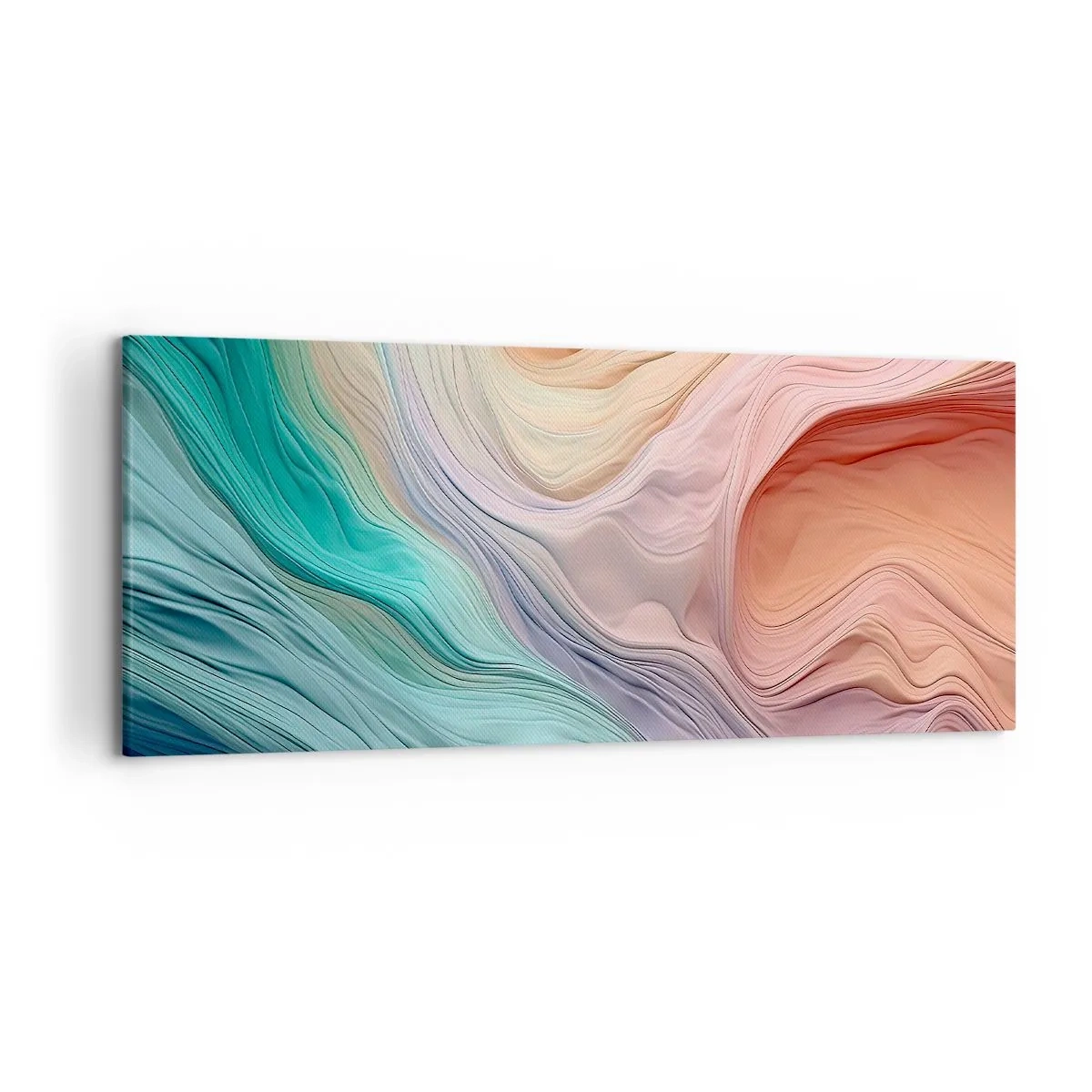 Canvas picture - Rainbow Wave - 120x50 cm