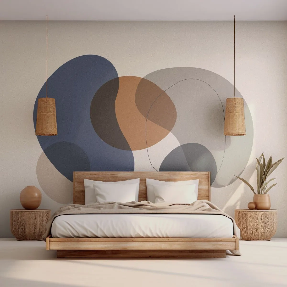 Self-Adhesive Photo Wallpaper Deluxe Sticker - Drops of Colours - Abstraction, Piece, Graphics - 100x70 cm