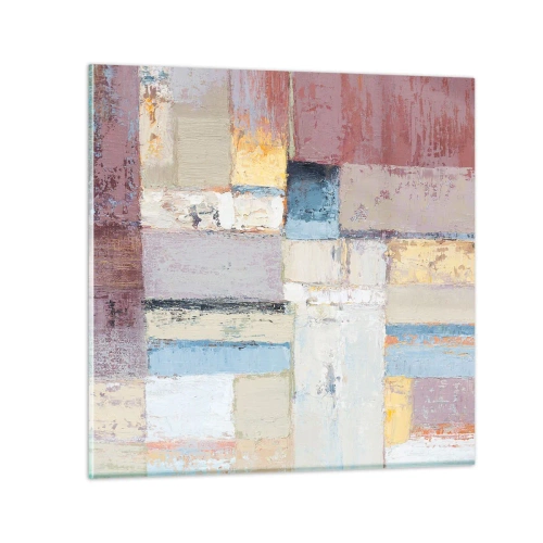 Glass picture - Calm of Geometry - 40x40 cm