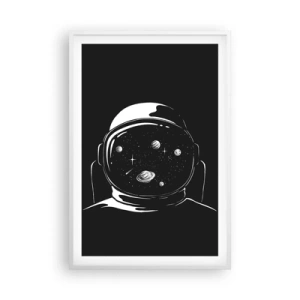 Poster in white frmae - Quite a View - 61x91 cm
