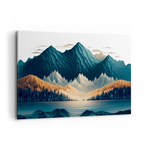 Canvas picture - Perfect Mountain Landscape - 100x70 cm