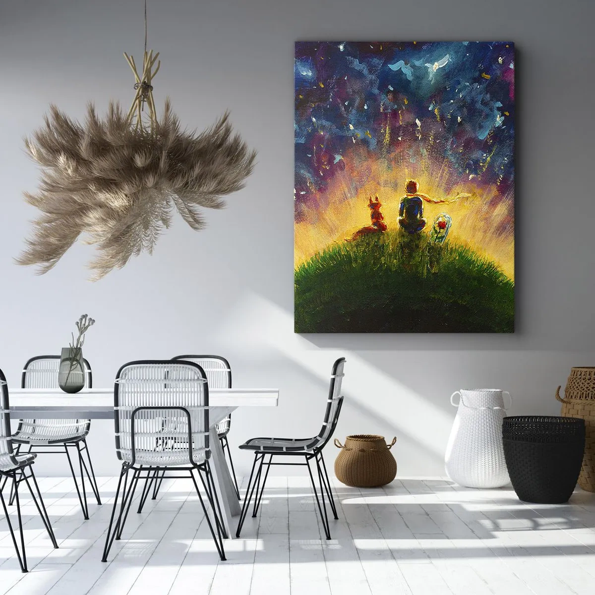 Canvas picture - Love and Friendship - Whole World - 70x100 cm