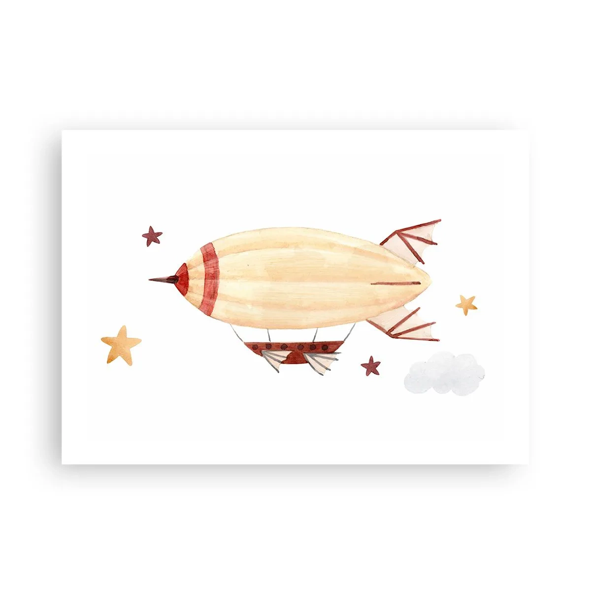 Poster - Airship - 70x50 cm