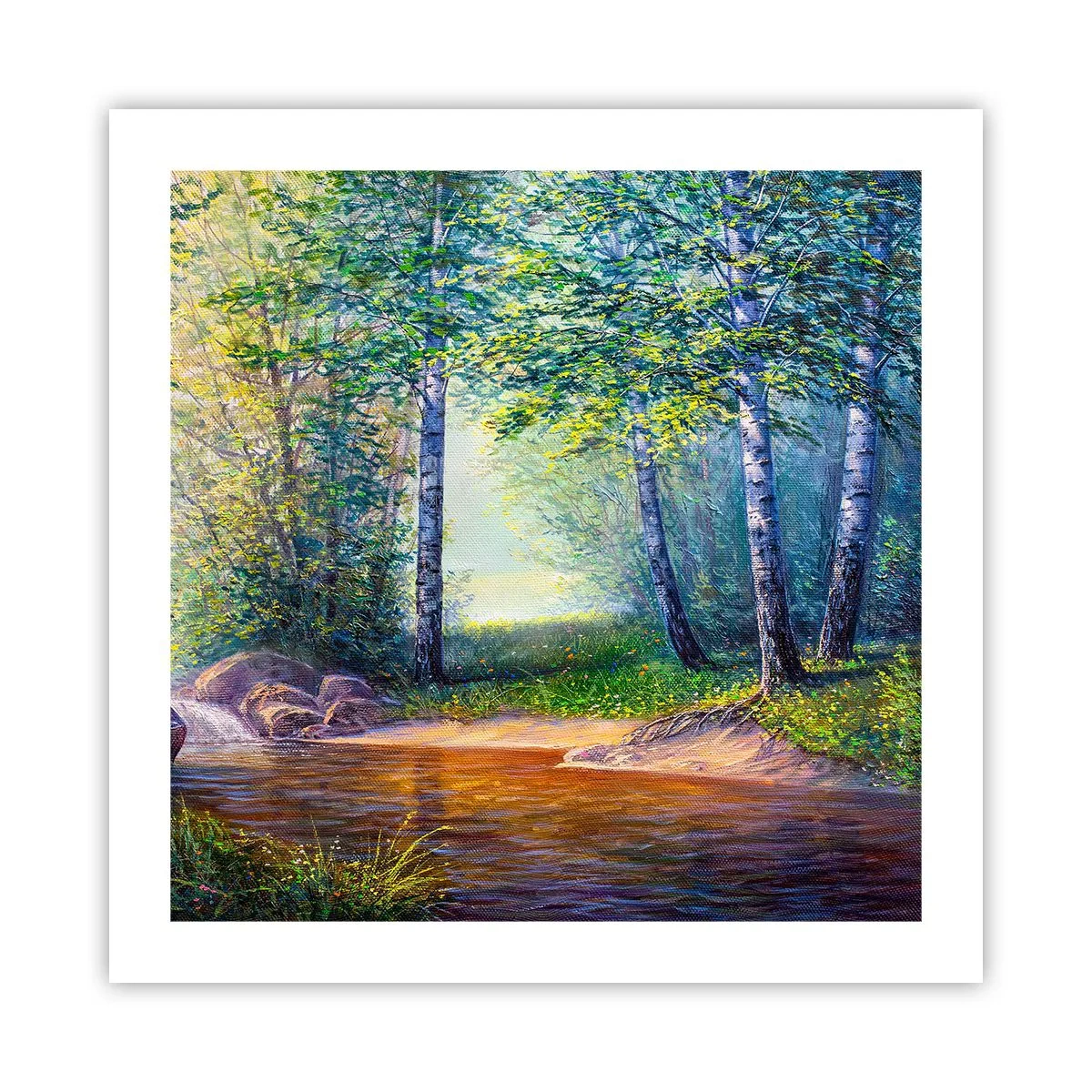 Poster - Idyllic Scenery - 50x50 cm