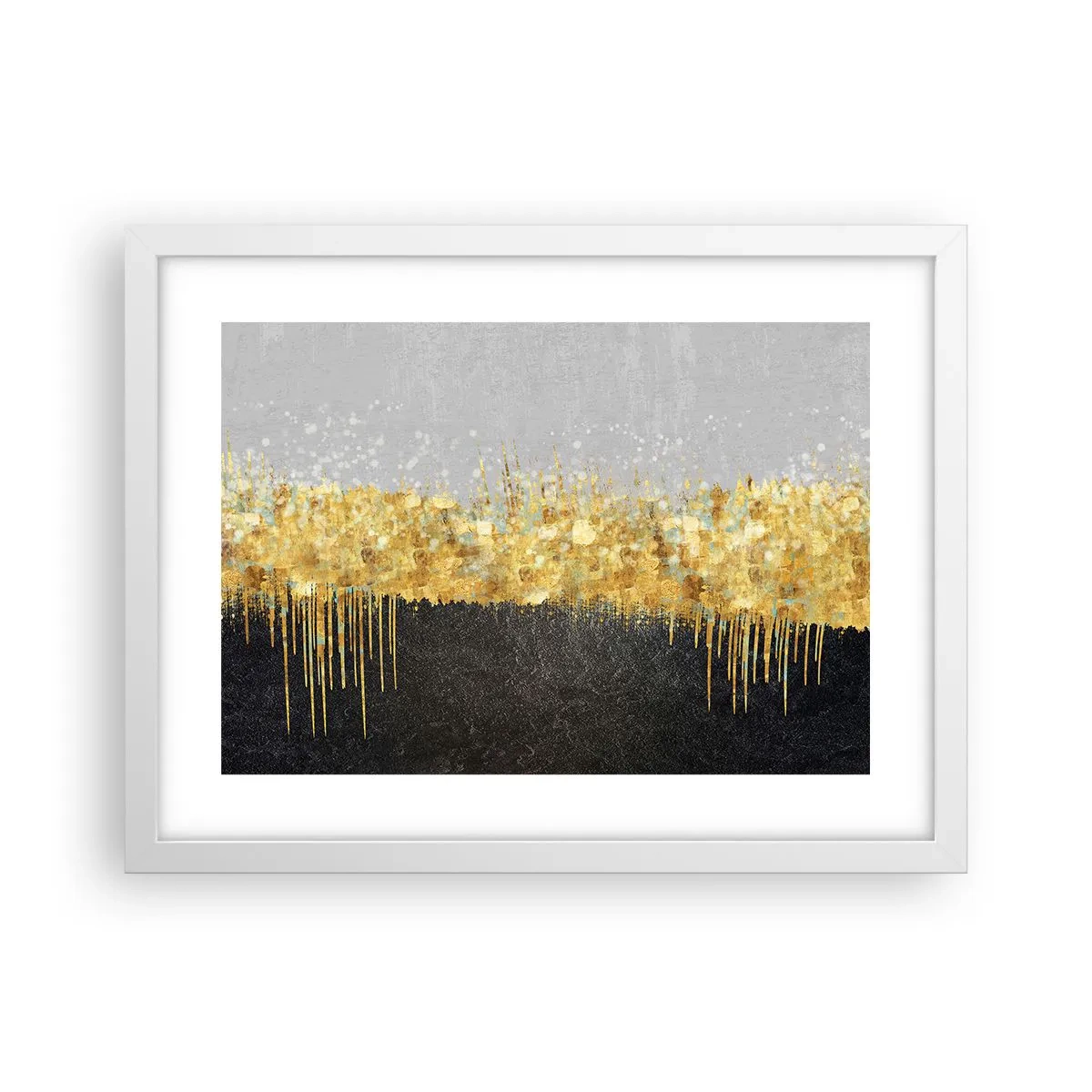 Poster in white frmae - In and Up - 40x30 cm