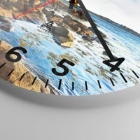 Clock face with numbers