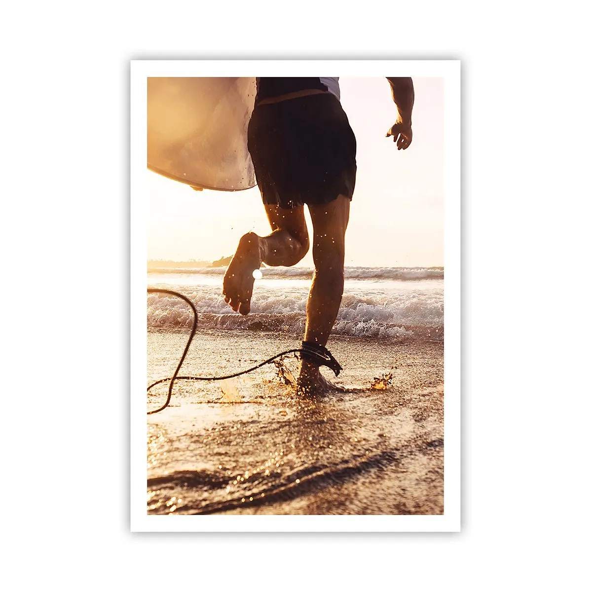 Poster - Encounter with a Wave - 70x100 cm