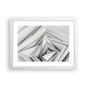 Poster in white frmae - Acute Angles Budding - 40x30 cm