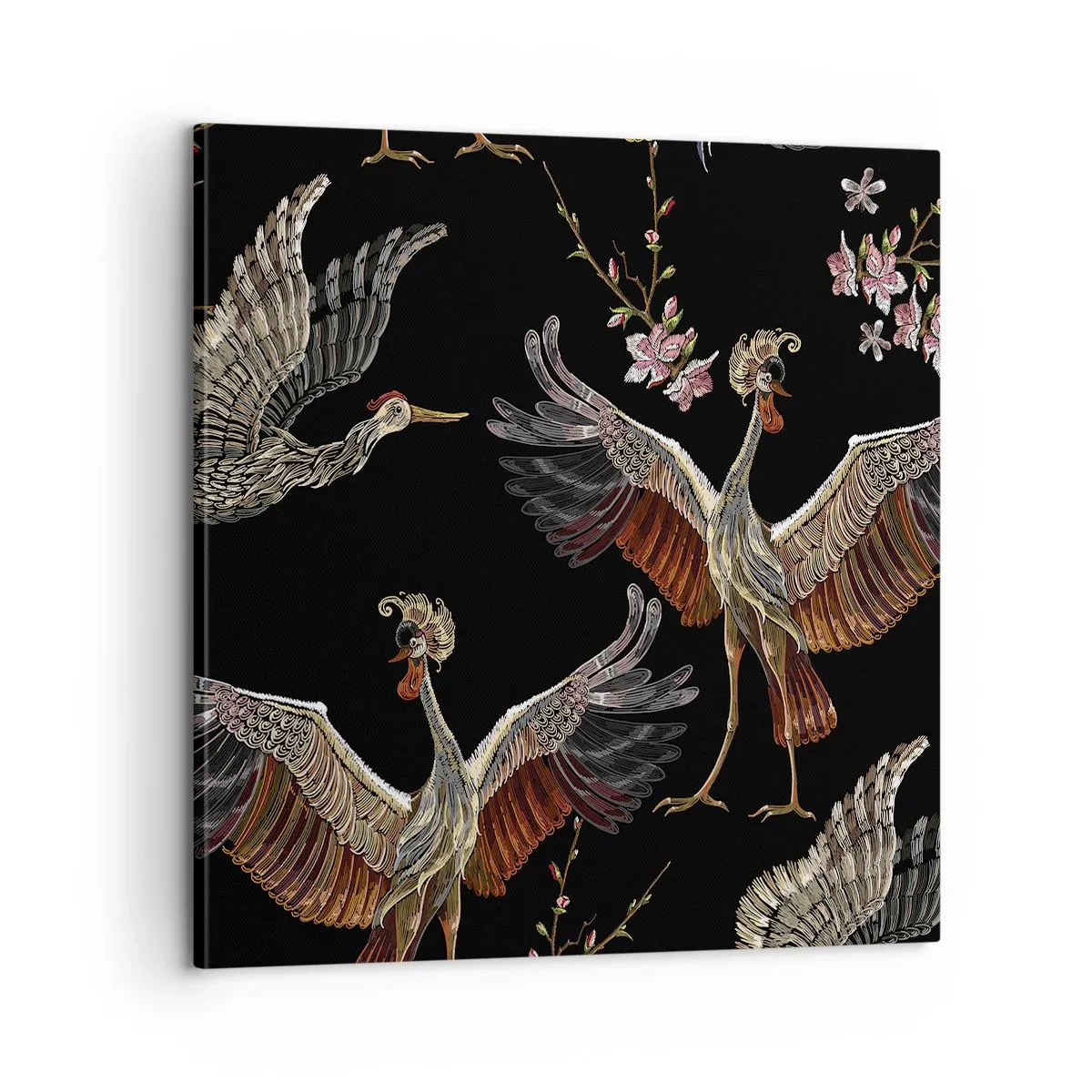 Canvas picture - Fairy Tale Bird - 60x60 cm
