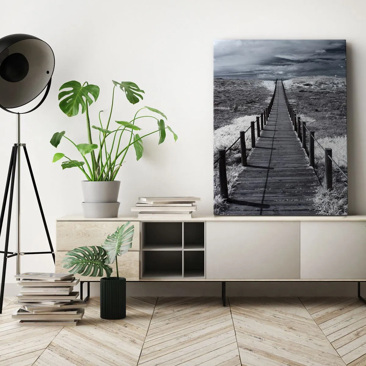 Canvas picture - To the Shore - 55x100 cm