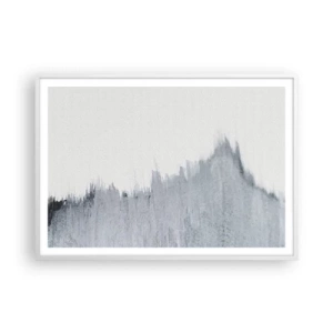 Poster in white frmae - Mysterious Writing - 100x70 cm