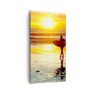 Canvas picture - Return of a Warrior - 55x100 cm